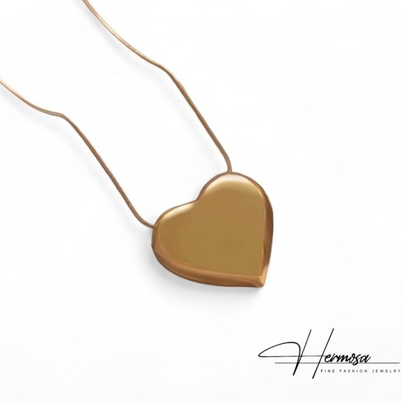 Jewelry - Heart Shape Titanium Steel Plating Necklace